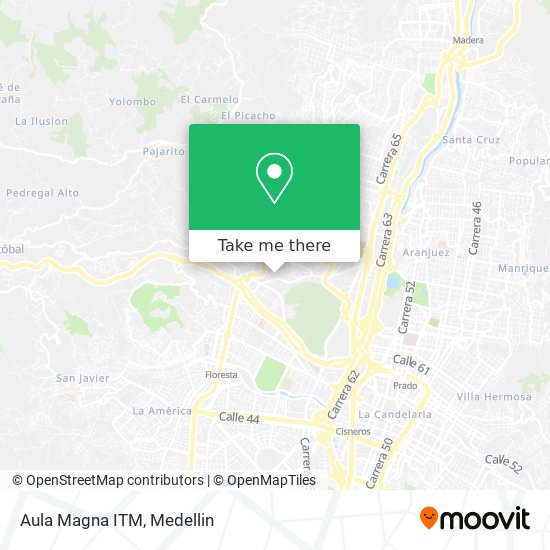 Mapa de Aula Magna ITM