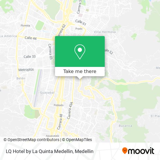 LQ Hotel by La Quinta Medellin map