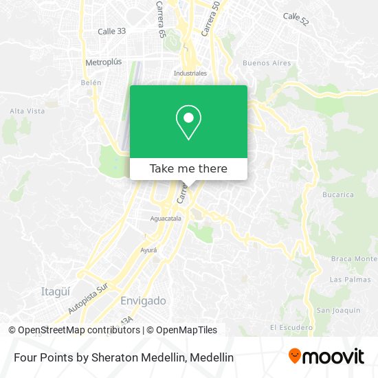 Four Points by Sheraton Medellin map