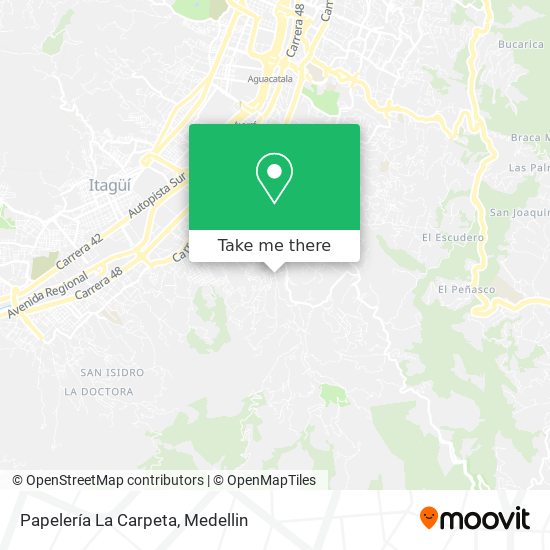 Papelería La Carpeta map