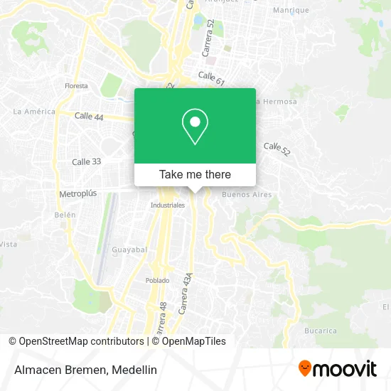 Almacen Bremen map