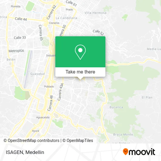 ISAGEN map