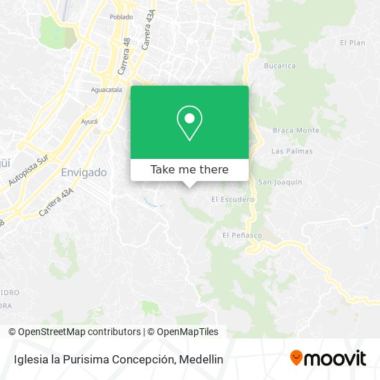 Mapa de Iglesia la Purisima Concepción