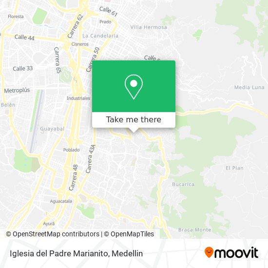 Iglesia del Padre Marianito map