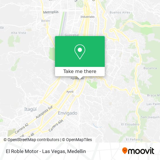 Mapa de El Roble Motor - Las Vegas