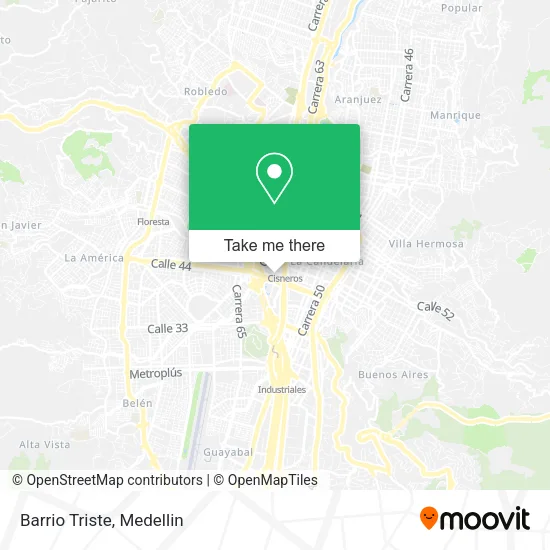 Mapa de Barrio Triste