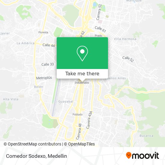Mapa de Comedor Sodexo