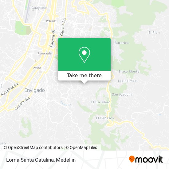 Mapa de Loma Santa Catalina