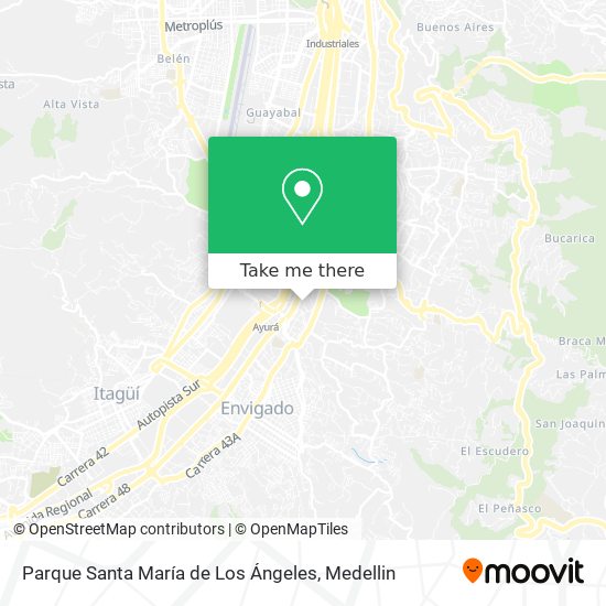 Mapa de Parque Santa María de Los Ángeles