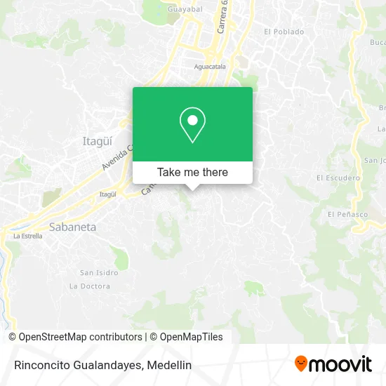 Rinconcito Gualandayes map