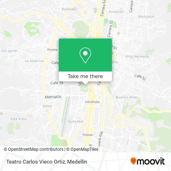 Teatro Carlos Vieco Ortiz map