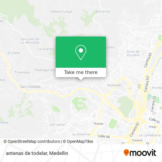 antenas de todelar map