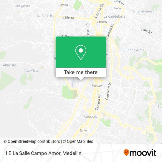 I.E La Salle Campo Amor map