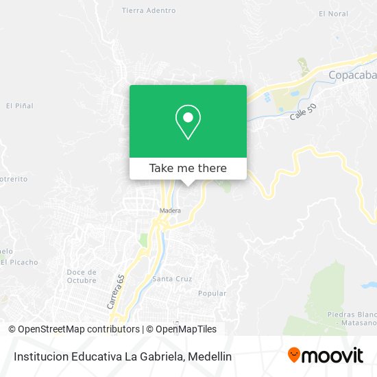 Institucion Educativa La Gabriela map