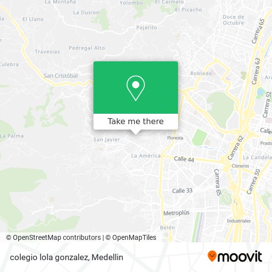 colegio lola gonzalez map