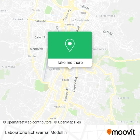 Laboratorio Echavarria map