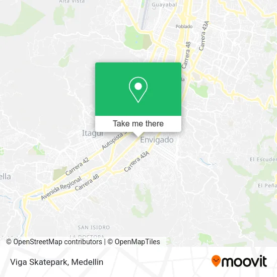 Viga Skatepark map