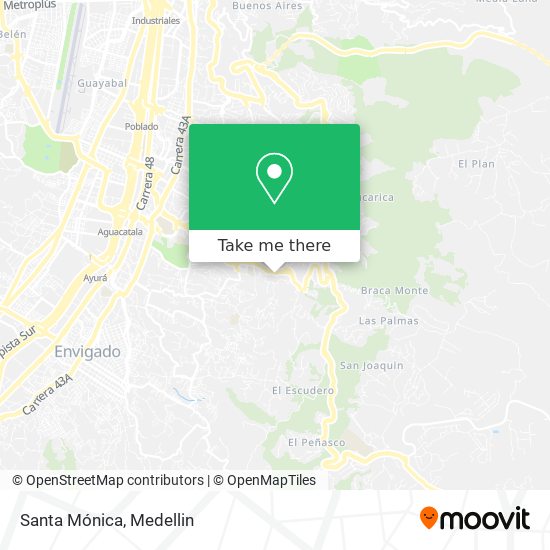 Santa Mónica map