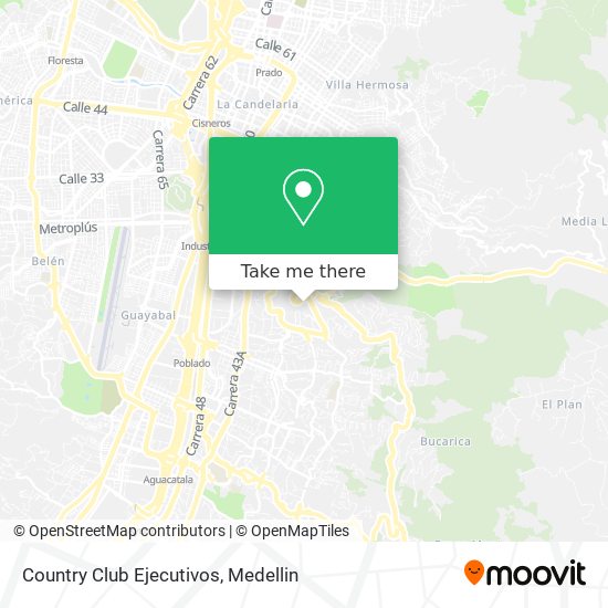 How to get to Country Club Ejecutivos in Medellín by Bus or Metro?