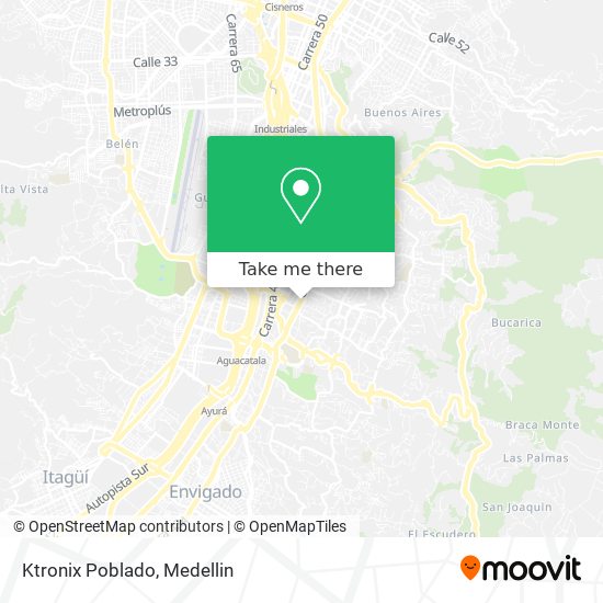 Ktronix Poblado map