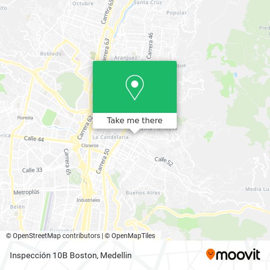Inspección 10B Boston map