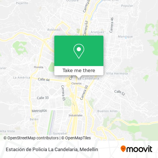 Estación de Policía La Candelaria map
