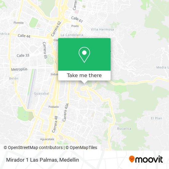 Mapa de Mirador 1  Las Palmas