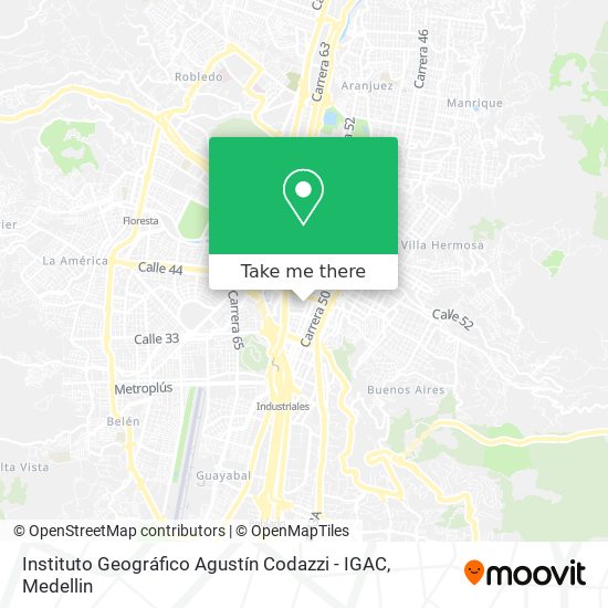 Instituto Geográfico Agustín Codazzi - IGAC map