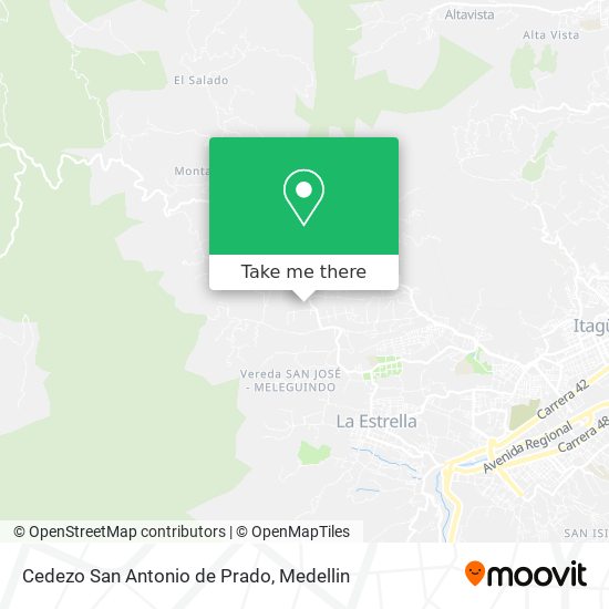 Mapa de Cedezo San Antonio de Prado