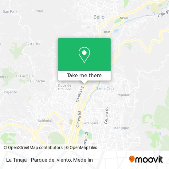 La Tinaja - Parque del viento map