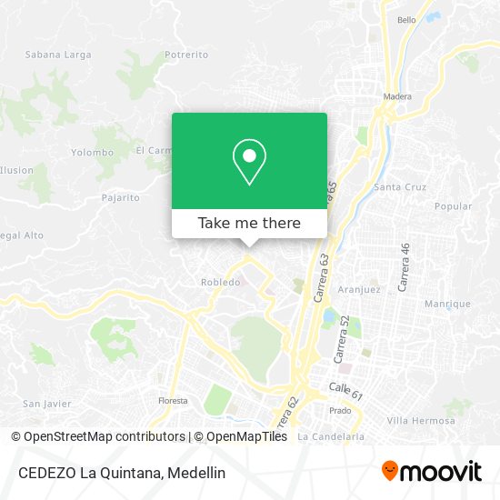 Mapa de CEDEZO La Quintana