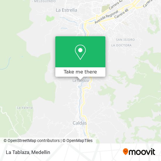 La Tablaza map