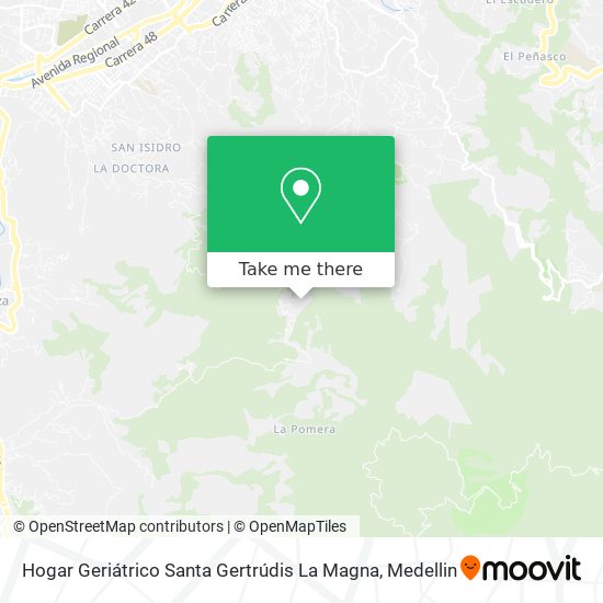 Hogar Geriátrico Santa Gertrúdis La Magna map