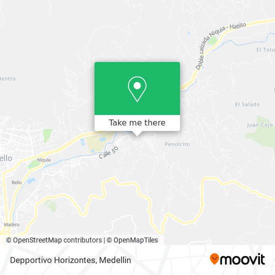Depportivo Horizontes map