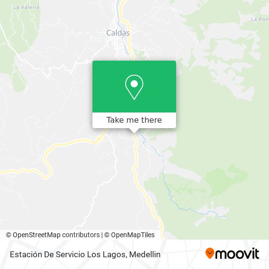Estación De Servicio Los Lagos map