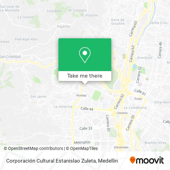 Corporación Cultural Estanislao Zuleta map