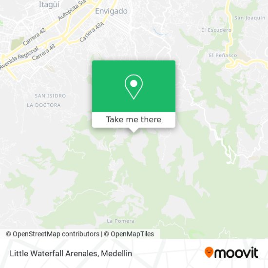 Little Waterfall Arenales map