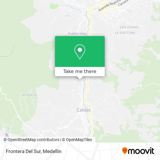 Mapa de Frontera Del Sur