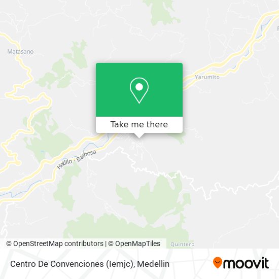 Mapa de Centro De Convenciones (Iemjc)