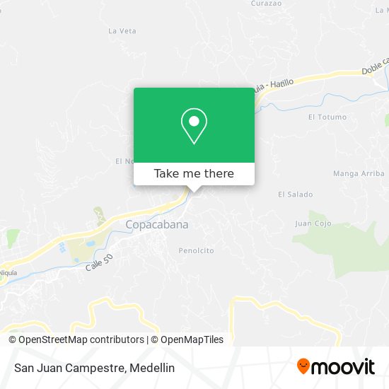 Mapa de San Juan Campestre