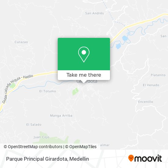 Parque Principal Girardota map