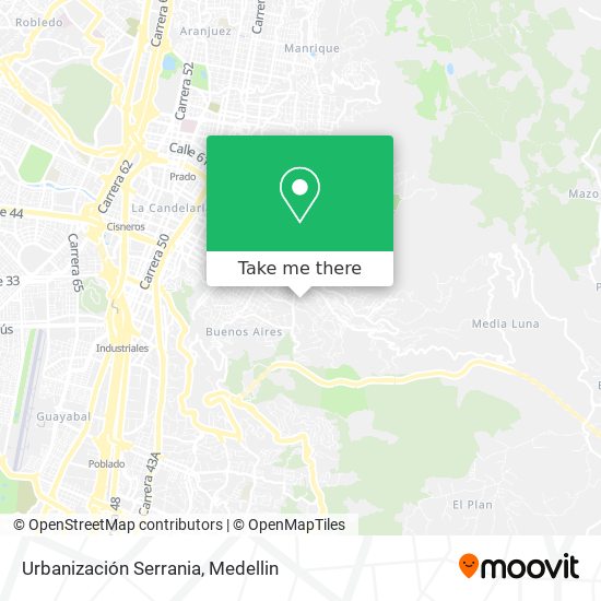 Mapa de Urbanización Serrania