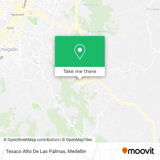 Mapa de Texaco Alto De Las Palmas
