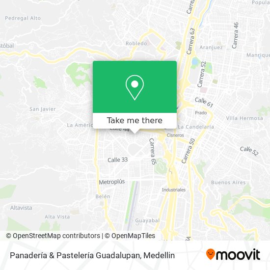 Panadería & Pastelería Guadalupan map