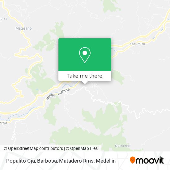 Popalito Gja, Barbosa, Matadero Rms map