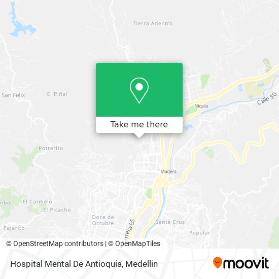 Hospital Mental De Antioquia map