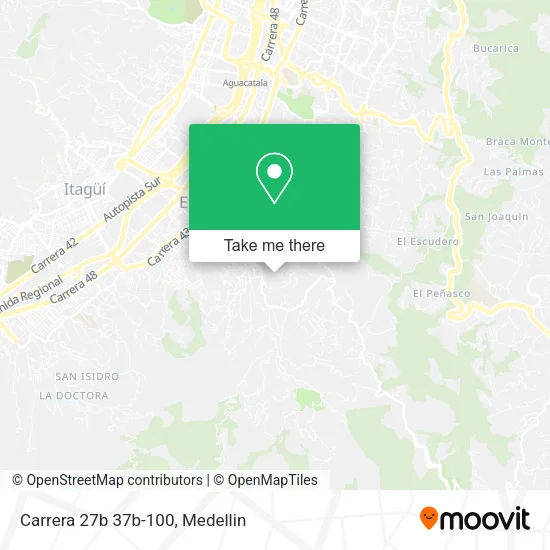 Carrera 27b 37b-100 map