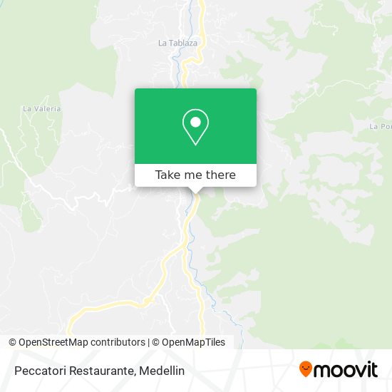 Peccatori Restaurante map
