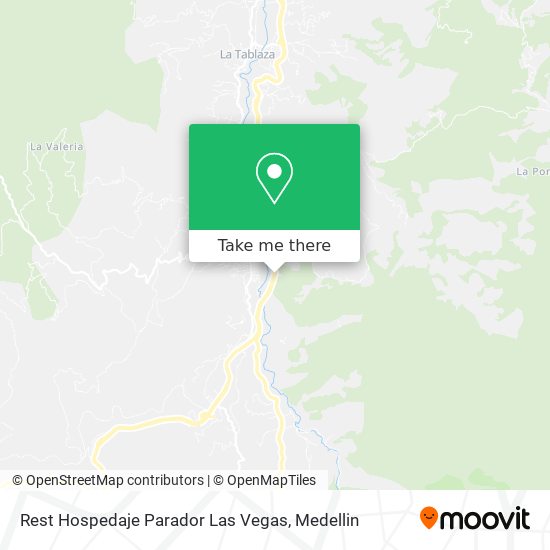 Mapa de Rest Hospedaje Parador Las Vegas