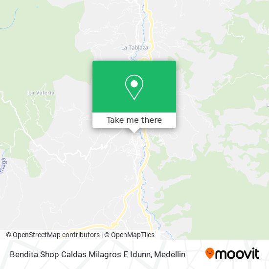 Mapa de Bendita Shop Caldas Milagros E Idunn